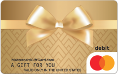 Mastercard Gold Lining Gift Card